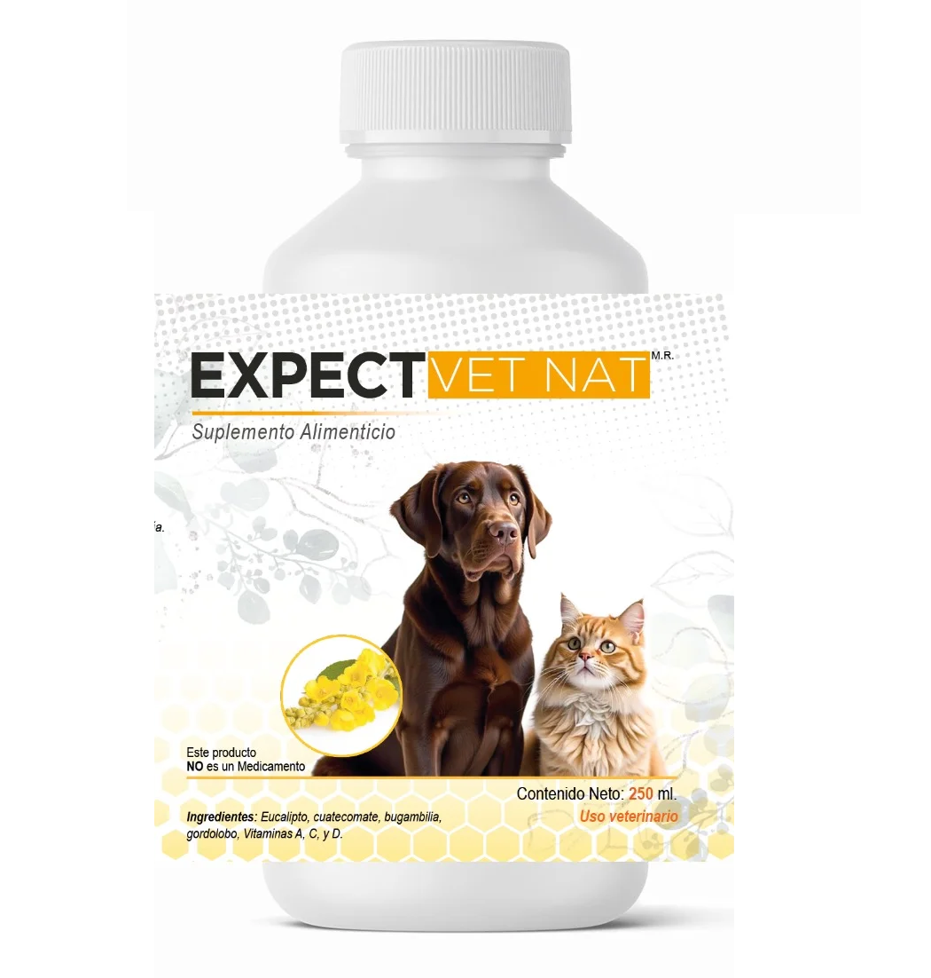Expect VetNat Jarabe 250 mL ( expectorante ) ANTES BronquiVetNat
